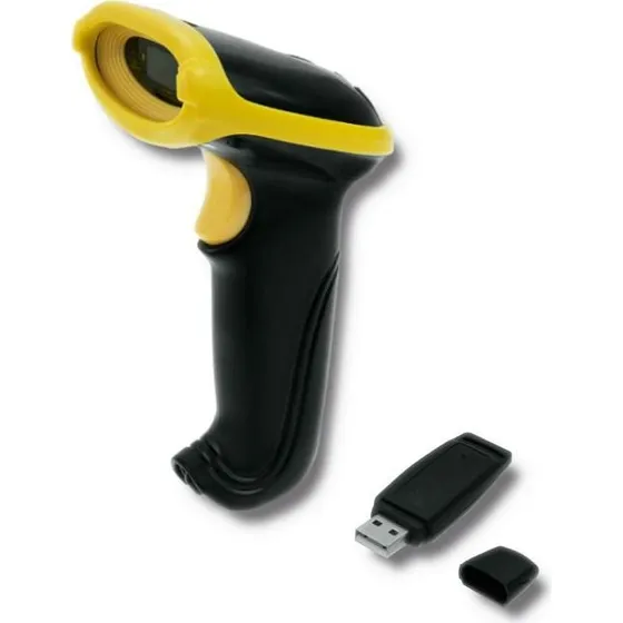 Qoltec 1D Trådløs Laser Stregkodescanner 2,4 GHz