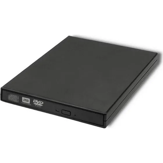 Qoltec Ekstern DVD-RW USB 2.0, sort