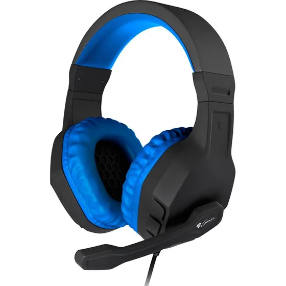 Natec Genesis Argon 200 On-Ear Headset, Sort/Blå