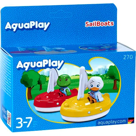 AquaPlay 2 sejlskibe med figurer (3+ år)