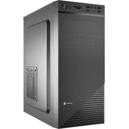 Natec Cabassu G2 Midi Tower PC-kabinet, sort