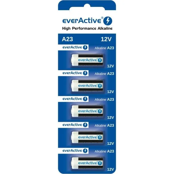 everActive A23 12V Alkaline Batterier 5 stk.