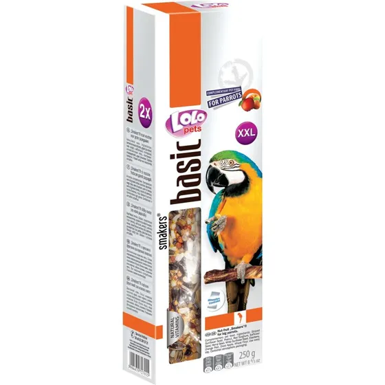 LOLO Pets XL frøstænger til papegøjer 2x125 g (250 g)