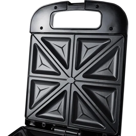 Adler AD 3055 4-sandwich sandwichtoaster, 2000 W, sort