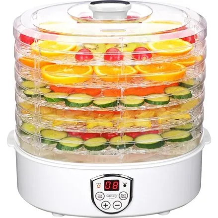 Camry CR 6659 Dehydrator, 550 W, 5 bakker, hvid