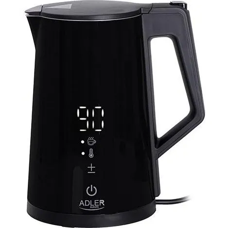 Adler AD 1345B Elkedel, 1,7 l, sort, 2200 W