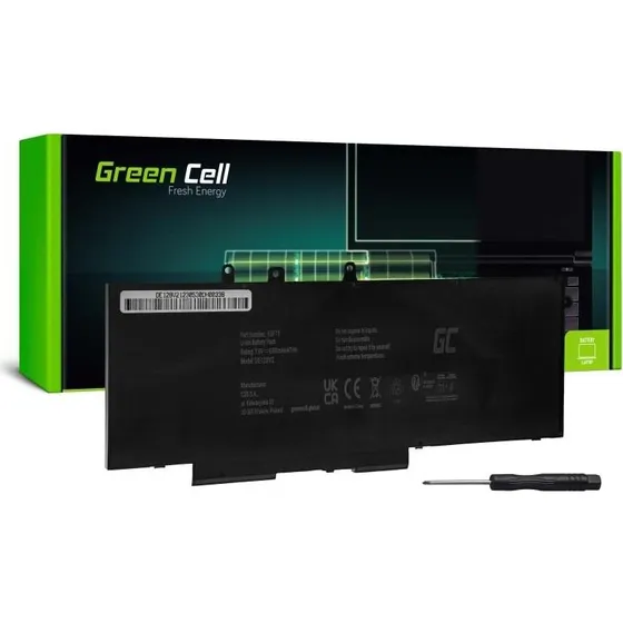 Green Cell Laptopbatteri 47 Wh til Dell, 6000 mAh, sort