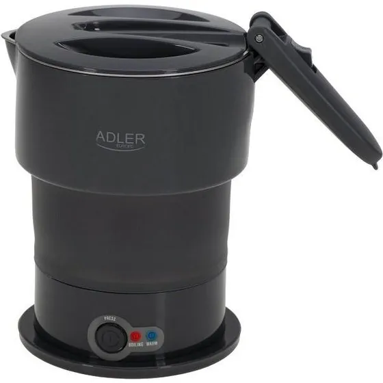 Adler AD 1377 Silikone Elkedel 600 ml, Grå