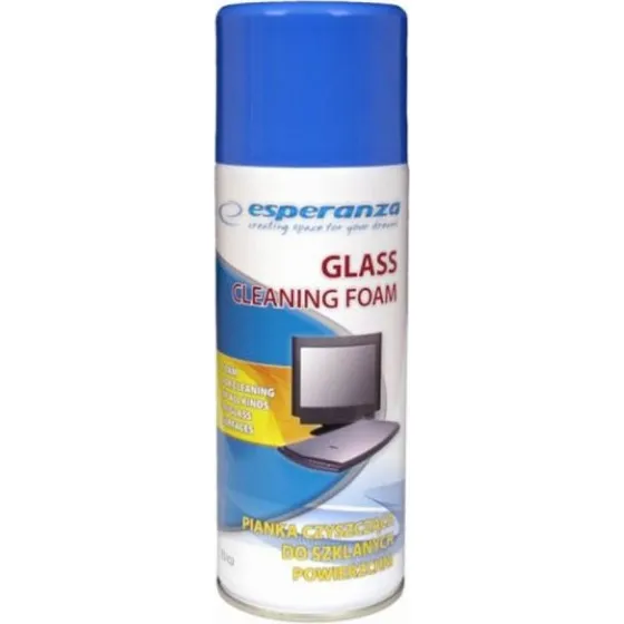 Esperanza ES102 Glasrenseskum 400 ml, antistatisk