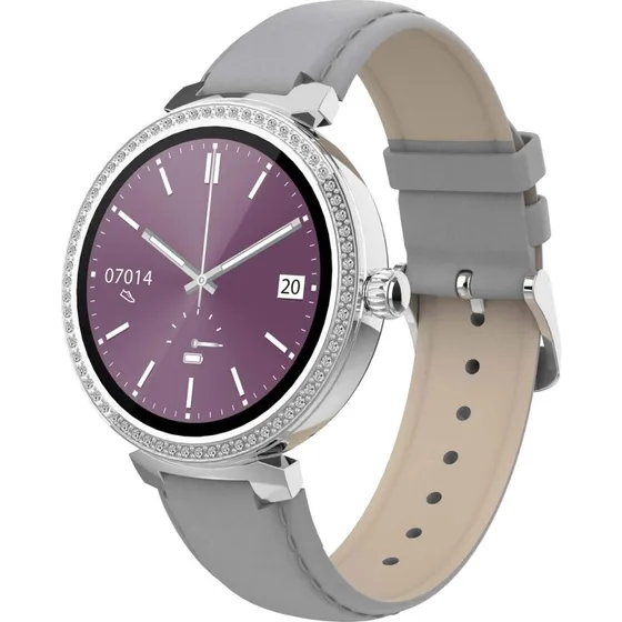 Denver SWC-342GR Smartwatch med puls- og blodiltsensor, grå