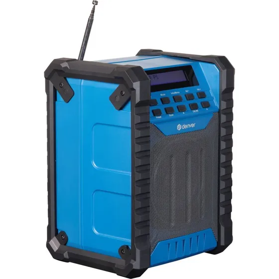 Denver WRD-60 DAB/FM Bluetooth Arbejdsradio - Sort Blå