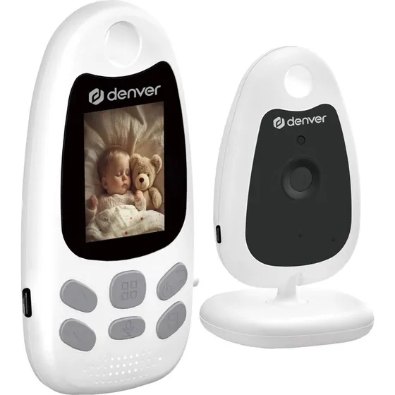 Denver BC-250 Babykamera med monitor, 2,4 GHz trådløst