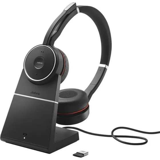 Jabra Evolve 75 SE UC Trådløs Høretelefon Sort