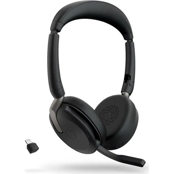 Jabra Evolve2 65 Flex UC Trådløst Headset Sort