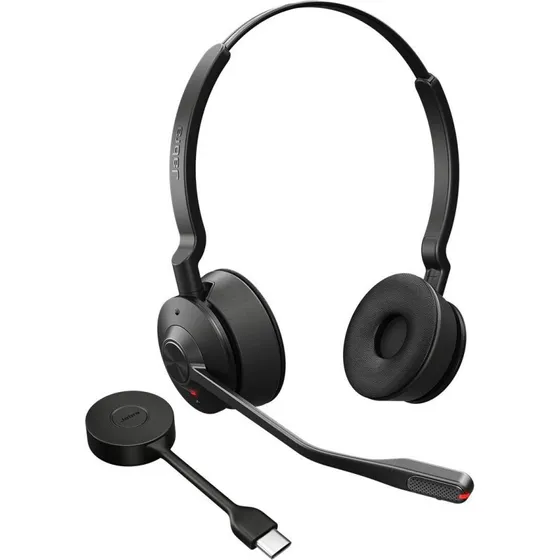 GN Audio 9655-435-111 Trådløse Hovedtelefoner med Mikrofon, Sort
