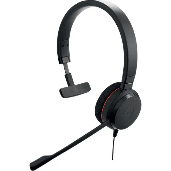 Jabra Evolve 20 UC Mono Kablet Headset, Sort