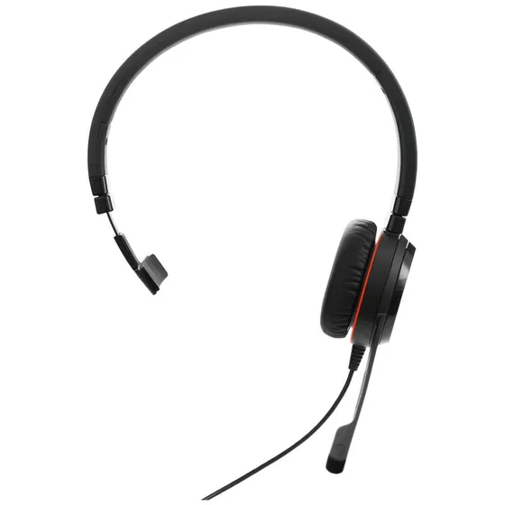 Jabra Evolve 20SE UC Mono Kabelt Høretelefoner Sort