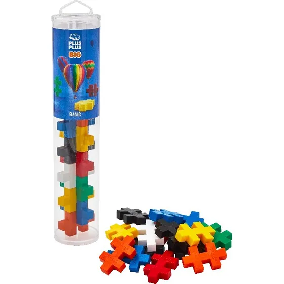 Plus-Plus BIG i rør, 15 stk.