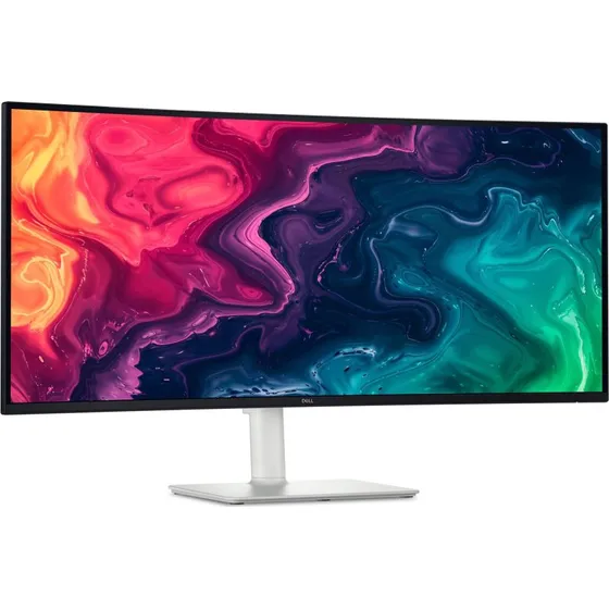Dell S3425DW 34" buet ultrabred skærm, WQHD, 120 Hz, sølv