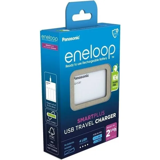 Panasonic Eneloop Smartplus BQ-CC87 USB-batterioplader