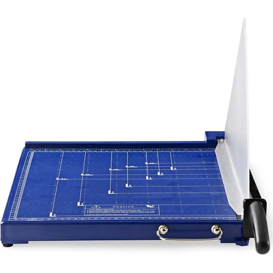Nedis PACU110A3 papirskærer 420 mm, sort/blå