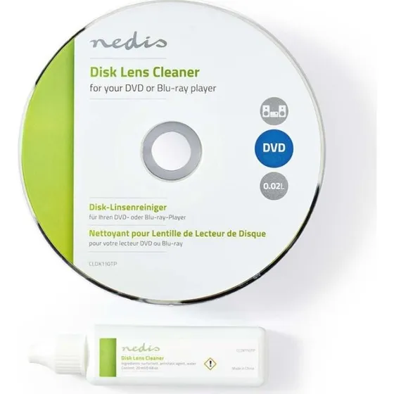 Nedis Rense Dics 20 ml | Rense disc til BluRay & DVD afspiller