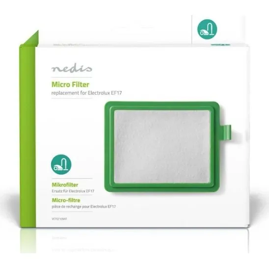 Nedis VCFI210MIF Mikrofilter til Electrolux/Tornado/Volta, Grøn
