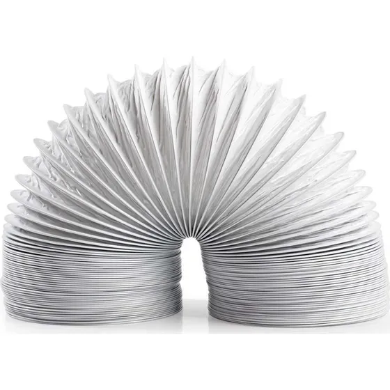Nedis DRHO100BWT60 Aftræksslange PVC 100 mm, 6 m, Hvid