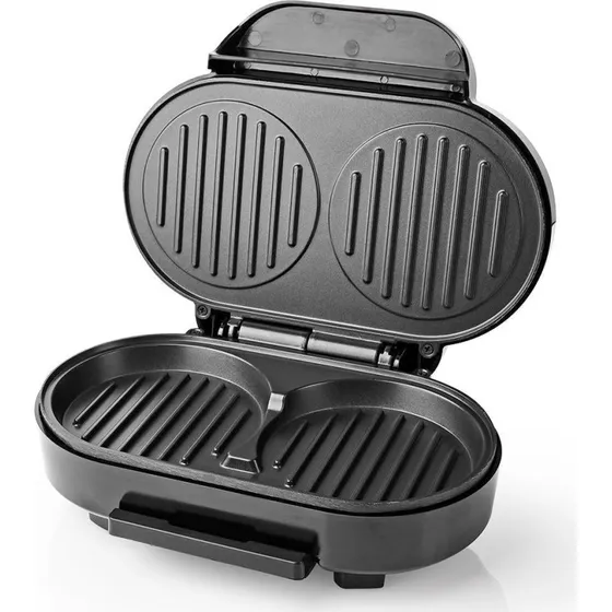 Nedis KAHM100BK Hamburger Maskine, 1000 W, Sort