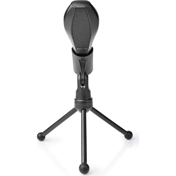 Nedis MICTU100BK USB-mikrofon, omnidirektionel, justerbart stativ