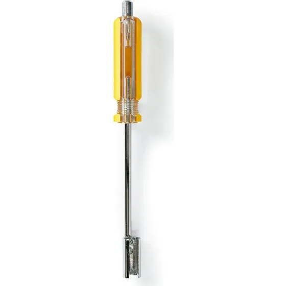 Nedis CSGG49550YE F-connector Skruetrækker, Gennemsigtig/Gul