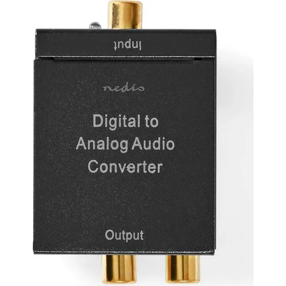 Nedis ACON2510BK Digital Audio Converter | 1-vejs | Sort
