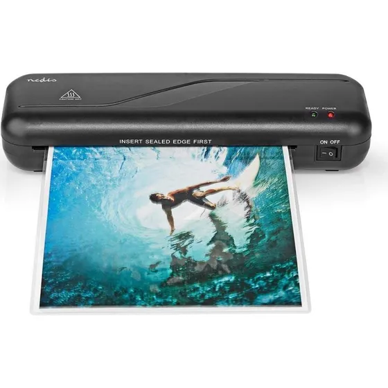 Nedis Laminator, Varm, A4, 230 mm/min, Sort