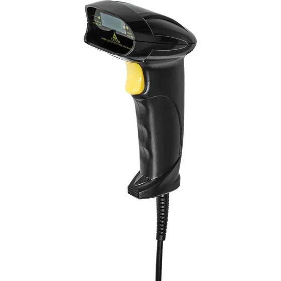Nedis BSCN1D100BK Laserstregkodescanner, 1D, USB 2.0, Sort