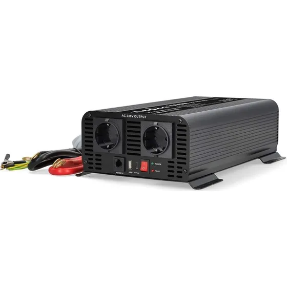 Nedis Power Inverter Pure Sine Wave 1000 W, 12 V DC