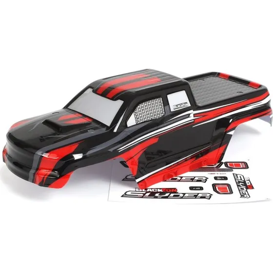 BlackZon Slyder MT Body (Sort/Rød) - MPN: 540190