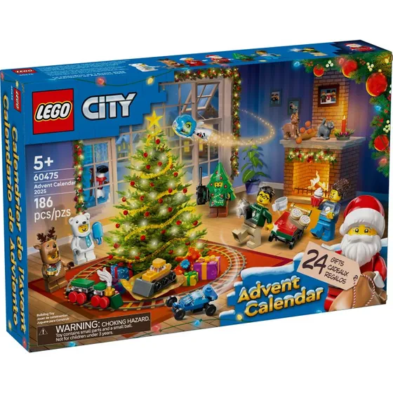 LEGO City Julekalender 2025 (60475) – 258 dele, 5+ år