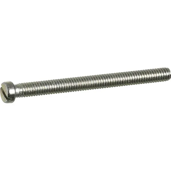Skrue M4x45 Cylinder Kromat – 4mm Stålskrue, Kromatiseret