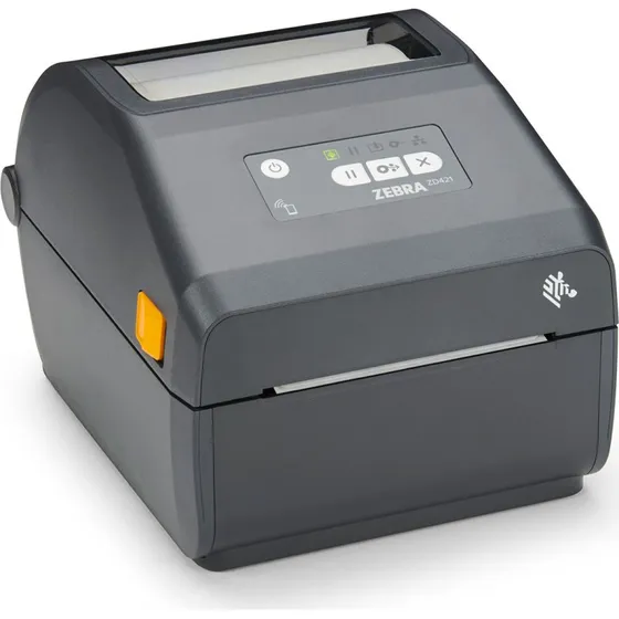 Zebra ZD421c Termisk Overførsel, 203 dpi, 152 mm/sek, USB/LAN, Grå