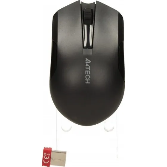 A4Tech V-Track G3-200N Trådløs Mus, 1000 dpi, Sort