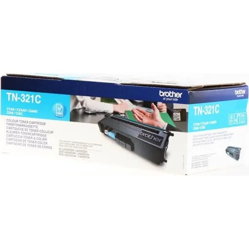 Brother TN-321C Cyan Toner, 1.500 sider