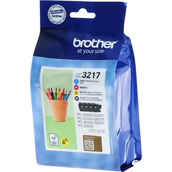 Brother LC3217VALDR Multipak Sort/Cyan/Magenta/Gul