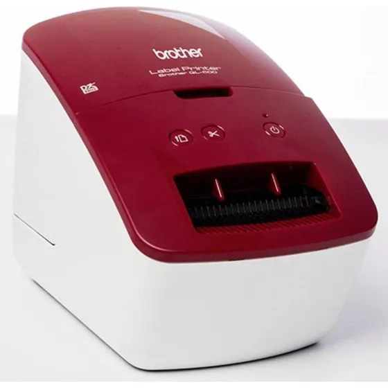 Brother QL-600R Rød Direkte Termisk Etiketprinter