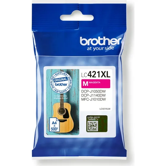 Brother LC421XLM Magenta Højtydende Blækpatron (500 sider)