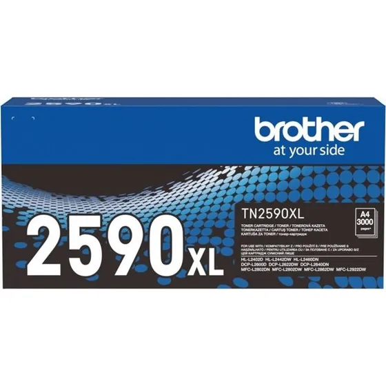 Brother TN2590XL Sort Toner 3000 Sider