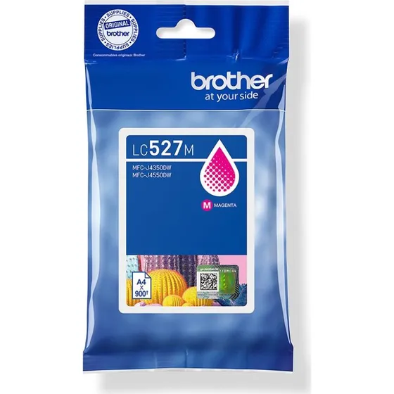 Brother LC527M Magenta Blækpatron, 900 sider, original