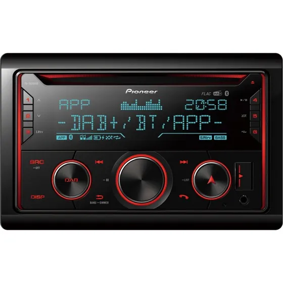 Pioneer FH-S820DAB Bilradio 4x50W DAB/BT/USB RGB