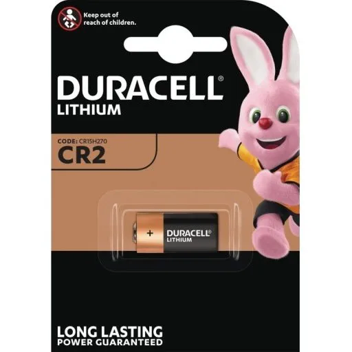 Duracell CR2 3V Lithiumbatteri, 1 stk.