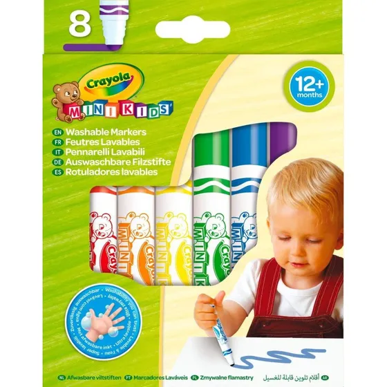 Crayola Mini Kids Vaskbare Tuscher 8 Stk