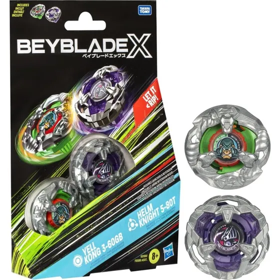 Beyblade X Yell Kong & Helm Knight Dual Pack